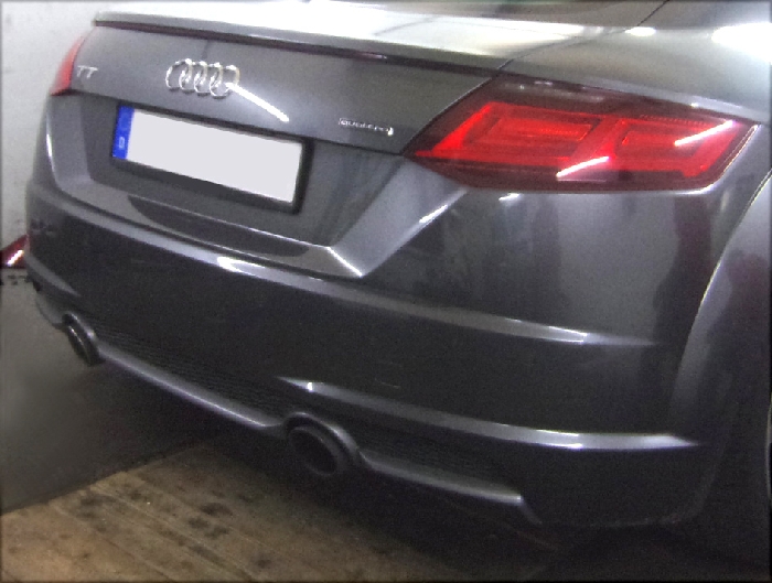 Anhängerkupplung für Audi-TT FV/8J/8S, nur für Heckträgerbetrieb, Baureihe 2014- V-abnehmbar